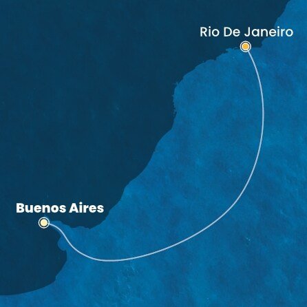Argentína, Brazília z Buenos Aires na lodi Costa Favolosa