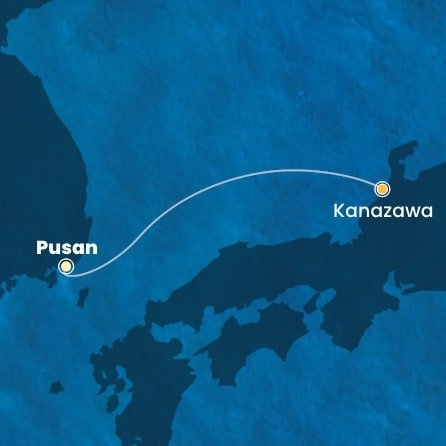 Južná Kórea, Japonsko na lodi Costa Serena