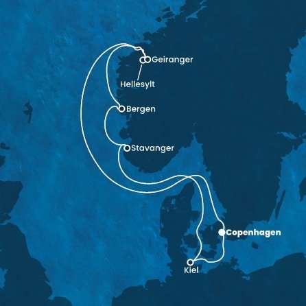 Za nórskymi fjordmi z Kodane na Costa Diadema