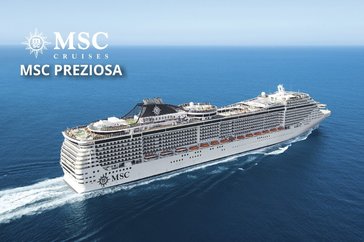 Brazília, Argentína, Uruguaj zo Santosu na lodi MSC Preziosa