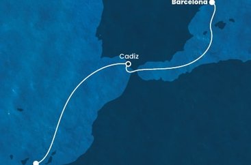 Španielsko z Barcelony na lodi Costa Fortuna