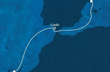 Španielsko z Barcelony na lodi Costa Diadema