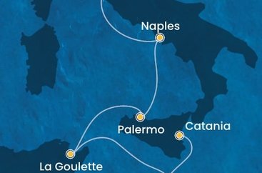 Taliansko, Tunisko, Malta z Civitavechie na lodi Costa Fascinosa