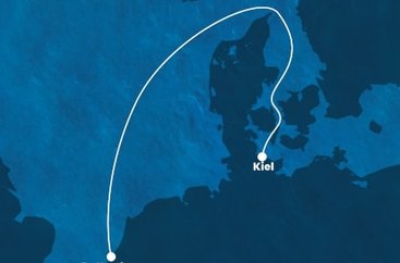 Holandsko, Nemecko z Rotterdamu na lodi Costa Diadema